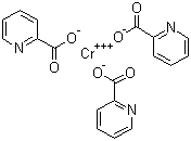 Chromium picolinate molecular structure (CAS 14639-25-9)