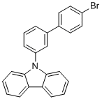 结构式 CAS# 1464824-91-6, 9-(4'-溴-[1,1'-联苯]-3-基)-9H-咔唑