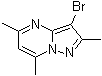 结构式 CAS# 146778-13-4, 3-溴-2,5,7-三甲基吡唑并[1,5-a]嘧啶