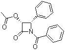 (3R,4S)-1-Benzoyl-3-acetoxy-4-phenyl-2-azetidinone molecular structure (CAS 146924-93-8)