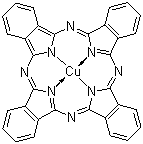结构式 CAS# 147-14-8, 酞菁蓝; 还原蓝15:3; 颜料蓝 15