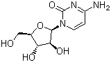 结构式 CAS# 147-94-4, 阿糖胞苷; 1-beta-D-阿拉伯呋喃糖基-4-氨基-2(1H)-嘧啶酮