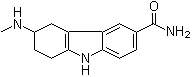 结构式 CAS# 147009-08-3, 2,3,4,9-四氢-3-(甲基氨基)-1H-咔唑-6-甲酰胺