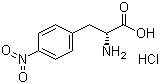 structure of CAS# 147065-06-3, 4-Nitro-D-phenylalanine hydrochloride