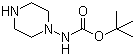 structure of CAS# 147081-80-9, tert-Butyl piperazin-1-ylcarbamate