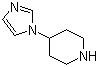 structure of CAS# 147081-85-4, 4-(1H-Imidazol-1-yl)piperidine