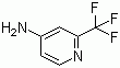 结构式 CAS# 147149-98-2, 2-三氟甲基-4-氨基吡啶