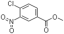 structure of CAS# 14719-83-6, Methyl 4-chloro-3-nitrobenzoate;4-Chloro-3-nitrobenzoic acid methyl ester