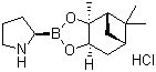 structure of CAS# 147208-69-3, (R)-2-Pyrrolidineboronic acid pinanediol ester hydrochloride;(R)-Boropro-(+)-pinanediol hydrochloride
