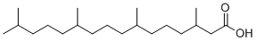 structure of CAS# 14721-66-5, Phytanic acid;3,7,11,15-tetramethylhexadecanoic acid