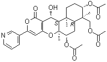 structure of CAS# 147444-03-9, Pyripyropene A;(+)-Pyripyropene A; FO 1289A