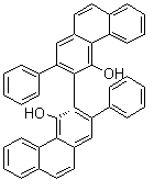 structure of CAS# 147702-15-6, (3S)-2,2'-Diphenyl[3,3'-biphenanthrene]-4,4'-diol;(3S)-2,2'-Diphenyl-3,3'-biphenanthrene-4,4'-diol; (S)-VAPOL