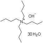 N,N,N-Tributyl-1-butanaminium hydroxide hydrate molecular structure (CAS 147741-30-8)