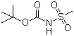 N-甲基磺酰基氨基甲酸叔丁酯分子结构 (CAS 147751-16-4)