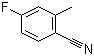 结构式 CAS# 147754-12-9, 4-氟-2-甲基苯腈