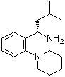 结构式 CAS# 147769-93-5, (S)-3-甲基-1-[2-(1-哌啶基)苯基]丁胺