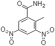 structure of CAS# 148-01-6, Dinitolmide;Bornylformiat; 3,5-Dinitro Toluamide; 3,5-Dinitro-o-toluamide