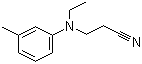 结构式 CAS# 148-69-6, N-乙基-N-氰乙基间甲苯胺