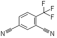 structure of CAS# 1483-43-8, 4-Trifluoromethylisophthalonitrile;4-(Trifluoromethyl)-1,3-benzenedicarbonitrile
