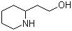 结构式 CAS# 1484-84-0, 2-哌啶乙醇; 2-(2-羟乙基)哌啶