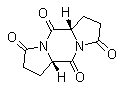 (5aS,10aS)-1H,5H-Dihydro-dipyrrolo[1,2-a:1',2'-d]pyrazine-3,5,8,10(2H,5aH,10aH)-tetrone molecular structure (CAS 14842-41-2)