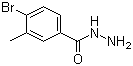 结构式 CAS# 148672-43-9, 4-溴-3-甲基苯甲酰肼
