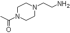 4-Acetyl-1-piperazineethanamine molecular structure (CAS 148716-35-2)