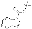 1H-吡咯并[3,2-c]吡啶-1-羧酸叔丁酯分子结构 (CAS 148760-75-2)