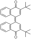 structure of CAS# 148808-97-3, 2-(tert-Butyl)-4-[3-(tert-butyl)-4-oxo-1(4H)-naphthalenylidene]-1(4H)-naphthalenone