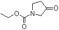 结构式 CAS# 14891-10-2, 1-乙氧羰基吡咯烷-3-酮
