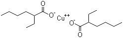 结构式 CAS# 149-11-1, 异辛酸铜