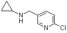 6-Chloro-N-cyclopropyl-3-pyridinemethanamine molecular structure (CAS 149019-54-5)