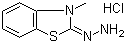 structure of CAS# 149022-15-1, 3-Methyl-2-benzothiazolinone hydrazone hydrochloride