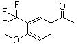 4'-Methoxy-3'-trifluoromethylacetophenone molecular structure (CAS 149105-10-2)