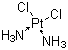 structure of CAS# 14913-33-8, trans-Dichlorodiamineplatinum(II);trans-Diammineplatinum(II) dichloride; trans-DDP