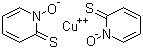 Bis(1-hydroxy-1H-pyridine-2-thionato-O,S)copper molecular structure (CAS 14915-37-8)
