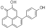 2-Hydroxy-4-(4-hydroxyphenyl)-1H-phenalen-1-one molecular structure (CAS 149184-19-0)