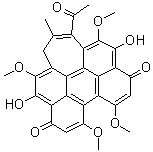 Hypocrellin C molecular structure (CAS 149457-83-0)
