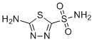 structure of CAS# 14949-00-9, Zolamide;5-amino-1,3,4-thiadiazole-2-sulfonamide
