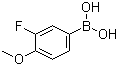 3-Fluoro-4-methoxybenzeneboronic acid molecular structure (CAS 149507-26-6)