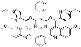 2,5-Diphenyl-4,6-bis(dihydroquinidine)pyrimidine molecular structure (CAS 149725-81-5)
