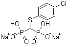Tiludronic acid disodium salt molecular structure (CAS 149845-07-8)