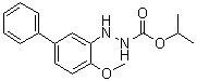 structure of CAS# 149877-41-8, Bifenazate;Acramite; D 2341; Floramite; Isopropyl 3-(4-methoxy-3-biphenylyl)carbazate