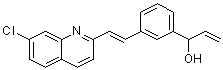 结构式 CAS# 149968-10-5, 3-[(1E)-2-(7-氯-2-喹啉基)乙烯基]-alpha-乙烯基苯甲醇