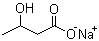 beta-羟基丁酸钠分子结构 (CAS 150-83-4)