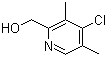 structure of CAS# 150054-50-5, 4-Chloro-3,5-dimethyl-2-pyridinemethanol