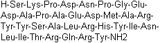 structure of CAS# 150138-78-6, Human neuropeptide Y(3-36);3-36-Neuropeptide Y (human)