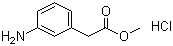 Methyl 3-aminophenylacetate hydrochloride molecular structure (CAS 150319-83-8)