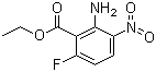 2-Amino-6-fluoro-3-nitrobenzoic acid ethyl ester molecular structure (CAS 150368-37-9)