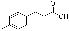 结构式 CAS# 1505-50-6, 3-(4-甲基苯基)丙酸; 4-甲基苯丙酸